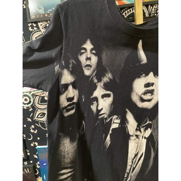 Rare 2006 Vintage Y2K Liquid Blue AC/DC Full Front Graphic T-Shirt Size Small - Picture 5 of 8